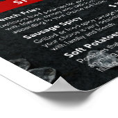 Voedselmenu's Poster (Hoek)