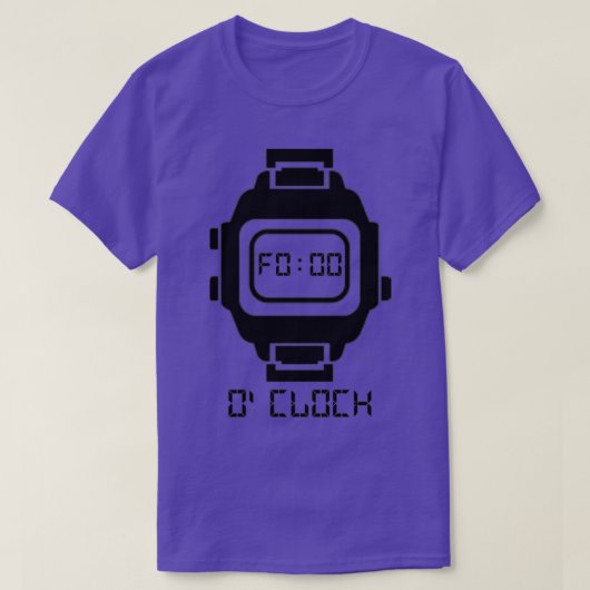VOEDSELOCLOCK T-SHIRT (Design voorkant)
