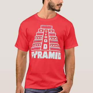 Voedselpiramide Koffie Wijn Drinken T-shirt