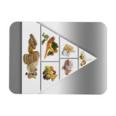 Voedselpiramide Magneet (Horizontaal)