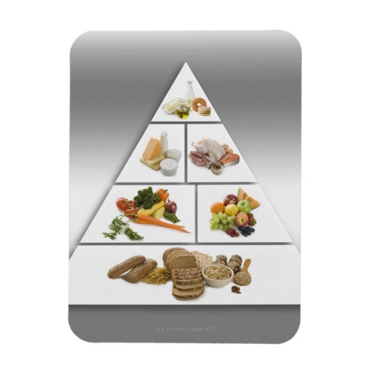 Voedselpiramide Magneet (Verticaal)