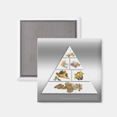 Voedselpiramide Magneet (Voorkant / Achterkant)