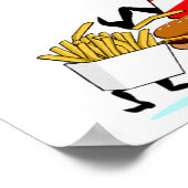 voedselpolitie amti vegan grap poster (Hoek)