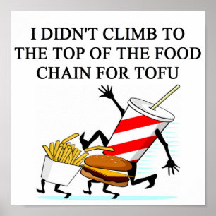 voedselpolitie amti vegan grap poster