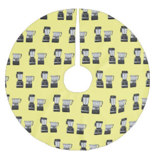 Voedselprocessor & blender cartoon illustratie  kerstboom rok