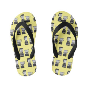 Voedselprocessor & blender cartoon illustratie  kinder teenslippers