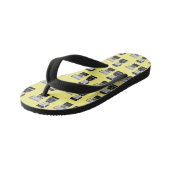 Voedselprocessor & blender cartoon illustratie kinder teenslippers (Schuin)