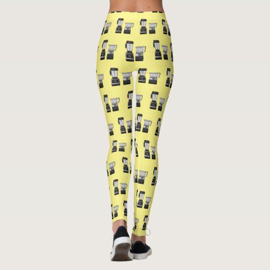 Voedselprocessor & blender cartoon illustratie  leggings (Achterkant)