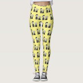 Voedselprocessor & blender cartoon illustratie  leggings (Voorkant)