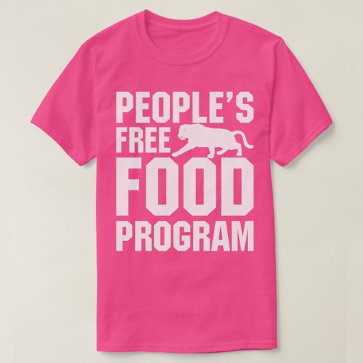voedselprogramma's t-shirt (Design voorkant)