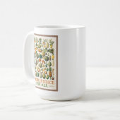 Voedselrechtvaardigheid!  kunst koffiemok (Voorkant links)