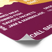 VOEDSELSTATION POSTER (Hoek)