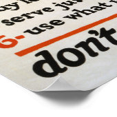 voedseltips poster (Hoek)