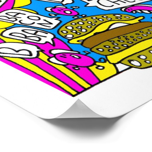 voedseltourettes poster (Hoek)