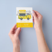 Voedseltruck straat zoete maïs flyer (Hand)
