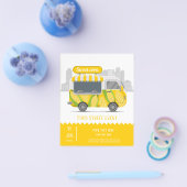 Voedseltruck straat zoete maïs flyer (Enkel)
