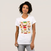Voedselvariëteiten T-shirt (Voorkant volledig)
