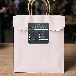 Voedselveiligheid Allergenen Artisanaal Product Bl Vierkante Sticker