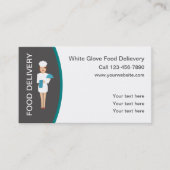 Voedselverstrekking Moderne Visitekaartjes (Voorkant)