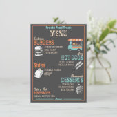 Voedselwagen Menu (Staand voorkant)