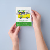 Voedselwagen straatpannenkoek flyer (Hand)