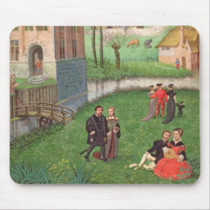 Voeg 18855 april toe: echtparen, uit een Boek van Muismat
