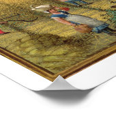 Voeg 1885 september toe: oogst, ploegen en zeugen poster (Hoek)