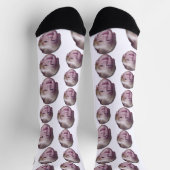 Voeg 1 Drijvend HoofdFotopatroon toe - Wit Sokken (Top)