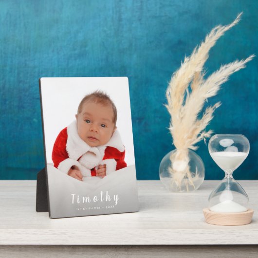 Voeg 1 kerst uw foto toe fotoplaat (Zijkant)