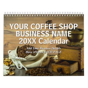Voeg 20xx uw Koffiewinkel toe - Gegevens  Kalender