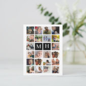 Voeg 22 foto's toe en maak je eigen  feestdagenkaart (Staand voorkant)