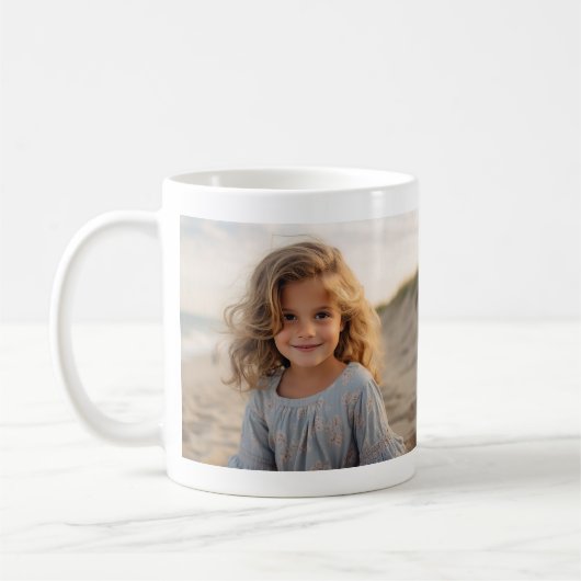 Voeg 2 Foto's toe - Eenvoudige collage aan beide z Koffiemok (Links)