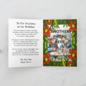 Voeg 2 foto's toe in Red Flower Lijsten voor Groot Kaart (Binnen)