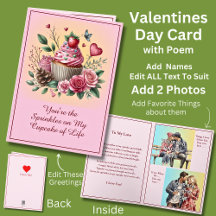 Voeg 2 foto's toe, Strooigoed Op De Cupcake Valent