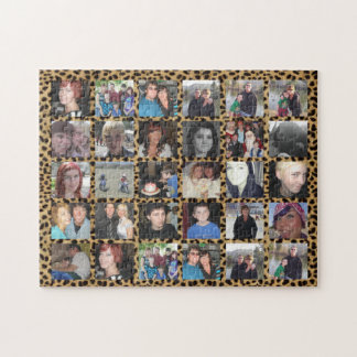 Voeg 30 Afbeeldingen fotocollage Jigzaag Puzzle to Legpuzzel