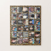 Voeg 30 Afbeeldingen fotocollage Jigzaag Puzzle to Legpuzzel (Verticaal)