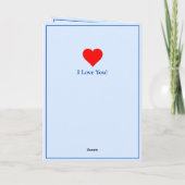 Voeg 3 foto's toe, Elke dag met u is Valentijns Kaart (Achterkant)