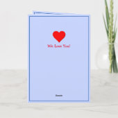 Voeg 3 foto's toe voor oma, gedicht van tieners kaart (Achterkant)