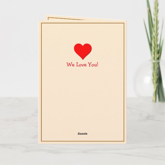 Voeg 3 foto's voor grootmoeder, gedicht uit het Ki Kaart (Achterkant)