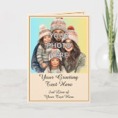 Voeg 3 foto's voor grootmoeder, gedicht uit het Ki Kaart (Voorkant)