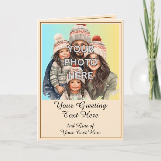 Voeg 3 foto's voor grootmoeder, gedicht uit het Ki Kaart (Voorkant)