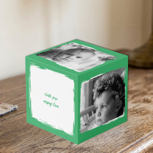 Voeg 4 afbeeldingen aan met eigen woorden groene w kubus