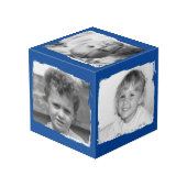 Voeg 4 afbeeldingen toe die woorden blauwe witte f kubus (Achter hoekig)