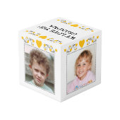 Voeg 4 afbeeldingen toe we love you oma yellow kubus (Achter hoekig)