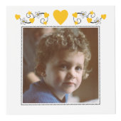 Voeg 4 afbeeldingen toe we love you oma yellow kubus (Voorkant)