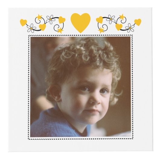 Voeg 4 afbeeldingen toe we love you oma yellow kubus (Voorkant)