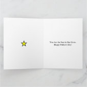 Voeg 4 Foto Collage Greatest Pap Vaderdag toe Kaart (Binnen)