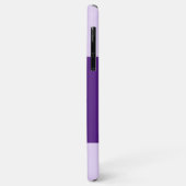 Voeg 4 foto's initialen en noem paars en wit Case-Mate iPhone case (Achterkant/links)