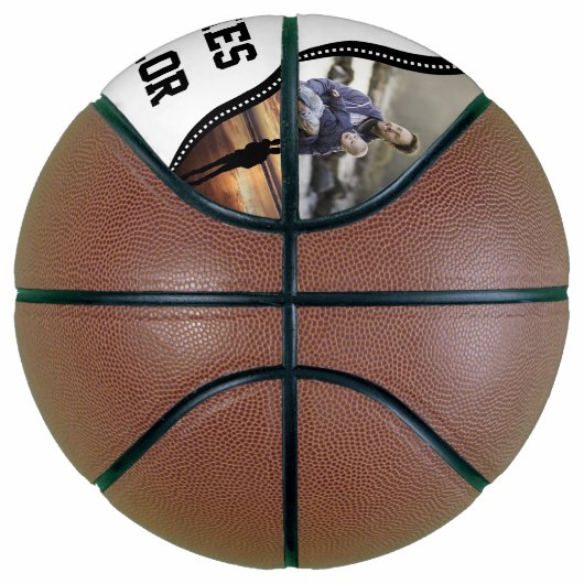 VOEG 4 FOTO'S TOE - Een ongelooflijk oomcadeau Mini Basketbal (Rechts)