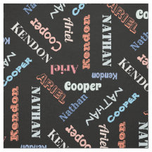 Voeg 4 Kinder of Pet-namen aan Eigen Zwart toe op 